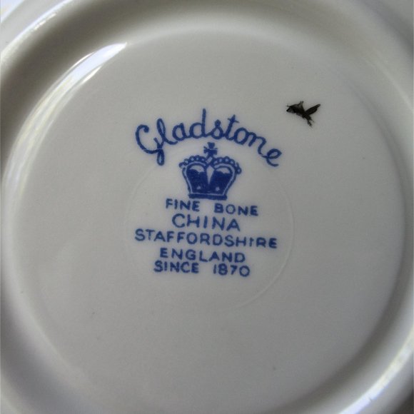 Fine Bone China Mug& Saucer Blue Grass by Gladstone Staffordshire, England 1960s - Picture 14 of 15